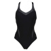 Arena ISABEL LIGHT CROSS BACK ONE PIECE Dámské plavky, černá, velikost