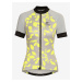 Šedo-žluté dámské sportovní tričko Alpine Pro Beressa