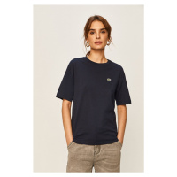 Bavlněné tričko Lacoste tmavomodrá barva, TF5441-001