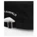 Kšiltovka karl lagerfeld k/signature flat cap černá