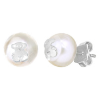 Tous Náušnice z pravých perel s medvídkem 411143500