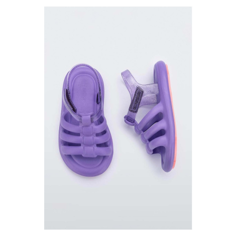 Dětské sandály Melissa Freesherman fialová barva