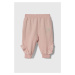 Kojenecké kalhoty Pinko Up růžová barva, s potiskem
