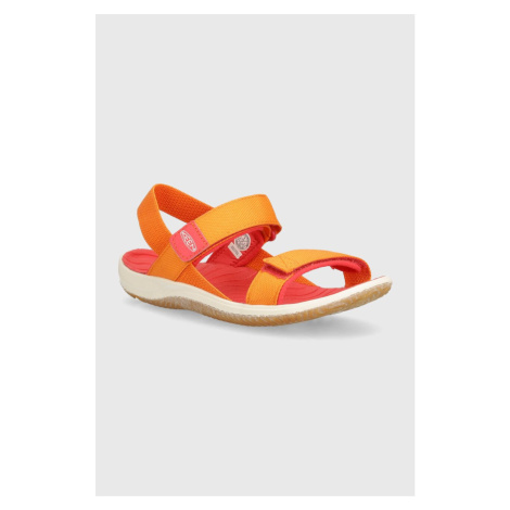 Dětské sandály Keen ELLE BACKSTRAP oranžová barva