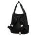 Designový dámský koženkový batůžek/taška Armand, černá