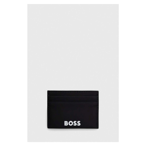 Pouzdro na karty BOSS černá barva Hugo Boss