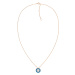 Tommy Hilfiger Elegantní bronzový náhrdelník s krystalem Layered 2780802