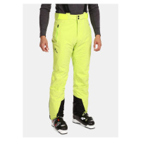 Neonově zelené pánské lyžařské kalhoty Kilpi RAVEL