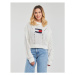 Tommy Jeans TJW OVRSZD FLAG STITCH SWEATER Bílá