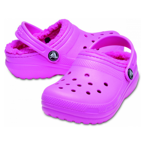 Crocs Classic Lined Clog K Electric Pink