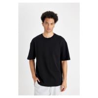 DEFACTO Relax Fit Crew Neck Short Sleeve T-Shirt