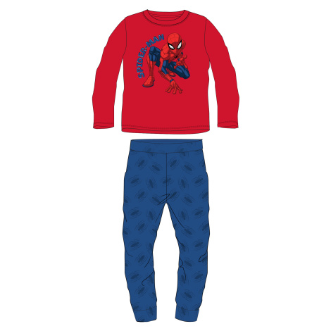 Spider Man - licence Chlapecké velurové pyžamo - Spider-Man 52041553, červená / modrá Barva: Čer