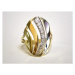 Zlatý prsten dámský se zirkony 0060 + DÁREK ZDARMA