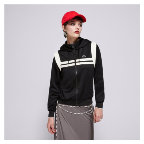 Ellesse Mikina Rozepínací S Kapucí Perna Blk/owht Cropped