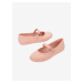 Světle růžové dámské baleríny Melissa Soft Ballerina Velvet