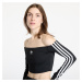 Top adidas Adicolor Off Shoulder Long Sleeve Top Black