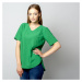 Dámské tričko zelené barvy s přídavkem lnu 10912