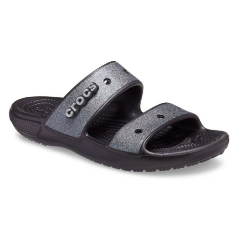 CROCS-Classic Croc Glitter II Sandal black Černá