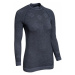 Blizzard VIVA LONG SLEEVE WOOL Dámské funkční Merino triko, tmavě šedá, velikost