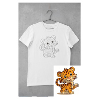 MMO Dětské tričko vymaluj si Tiger