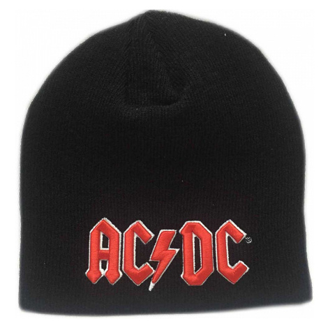 AC/DC zimní kulich, Red 3D Logo RockOff