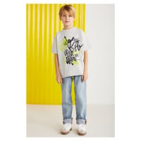 Jerry Boys 100% Cotton Printed Short Sleeve Grimelange T-shirt