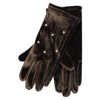 Sofia Marrone dámské rukavice na podzim hnědá