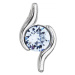 Stříbrný přívěsek se Swarovski krystalem modrý 34261.3 Light Sapphire