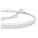 Gaura Pearls Perlový náramek Carina - sladkovodní perla, stříbro 925/1000 SK23110B Bílá 22 cm + 
