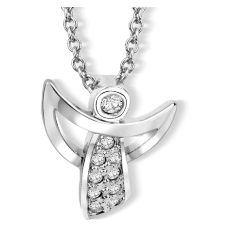 CRYSTalp Půvabný náhrdelník s andělíčkem 3654.CRY.R