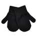 Mikk-Line Mikk - Line dětské vlněné rukavice 3ks 93031 Black-Antrazite-Black