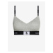 Světle šedá dámská podprsenka Calvin Klein Underwear