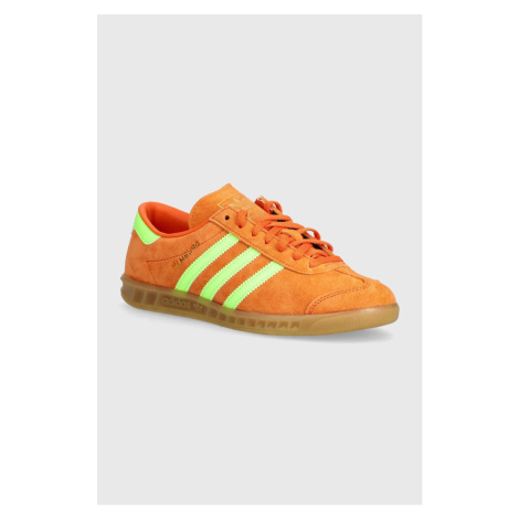 Sneakers boty adidas Originals Hamburg oranžová barva, IH5460