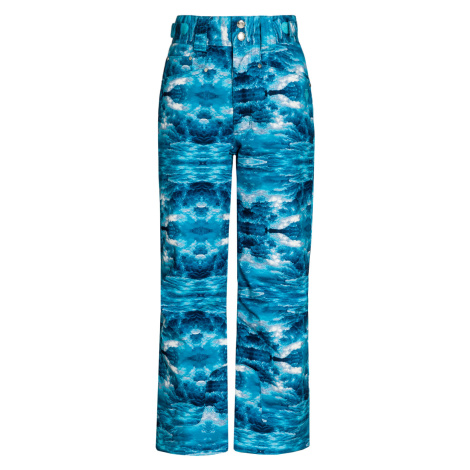 Kalhoty Descente SELENE JR modrá|vzorkování