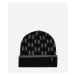 Čepice karl lagerfeld k/monogram beanie black