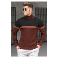 Madmext Black Turtleneck Sweater 5149