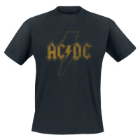AC/DC Distress Flash Tričko černá