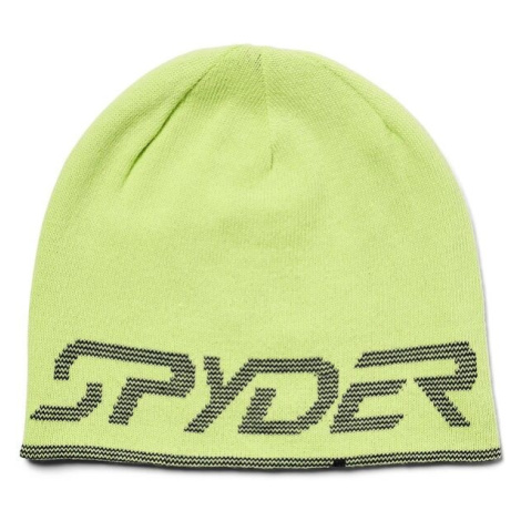 Spyder REVERSIBLE BUG Chlapecká oboustranná zimní čepice, světle zelená, velikost