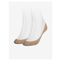 Sada dvou párů dámských ponožek v béžové barvě Tommy Hilfiger Underwea - Dámské