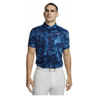 Nike Dri-Fit Tour Mens Polo Solar Floral Dutch Blue/White