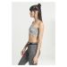 Dámské tričko bez rukávů // Urban classics Ladies Bandeau Top grey