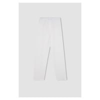 DEFACTO High Waist Short Leg Linen Trousers with Jogger Pockets