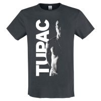 Tupac Shakur Amplified Collection - Shakur Tričko charcoal