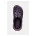 Pantofle Crocs Classic Crush Clog dámské, fialová barva, na platformě, 207521