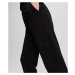 Tepláky karl lagerfeld kl rhinestone sweatpants black