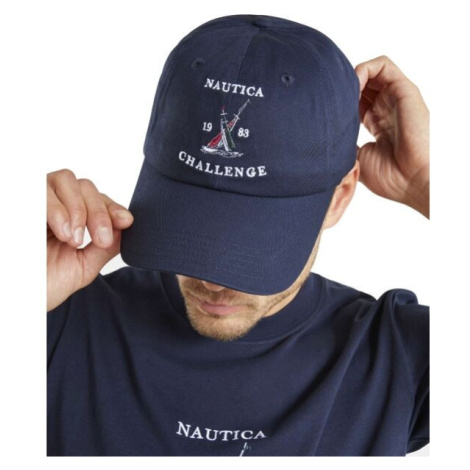 NAUTICA OXFORD STRAPBACK Pánská kšiltovka, tmavě modrá, velikost