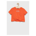 Dětské bavlněné tričko Puma 846949 oranžová barva