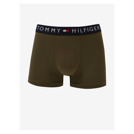 Khaki pánské boxerky Tommy Hilfiger - Pánské