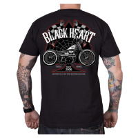 Triko BLACK HEART Chopper Race černá