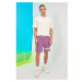 Trendyol Lilac Men Regular Fit Shorts & Bermuda